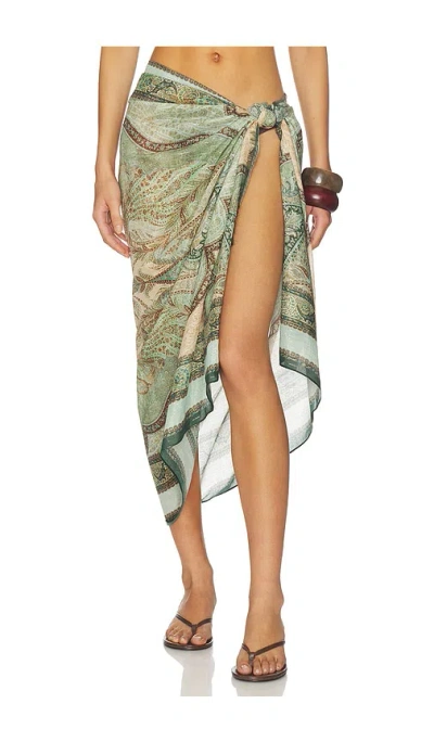 ZIMMERMANN PRINTED COTTON PAREO