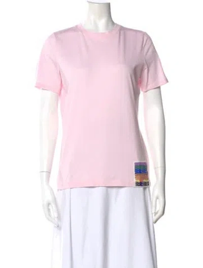 Pre-owned Zimmermann Printed Crew Neck T-shirt In Pink