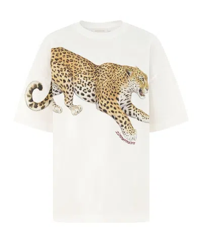Zimmermann Printed Crewneck T-shirt In White