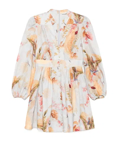 Zimmermann Printed Dress In Multi