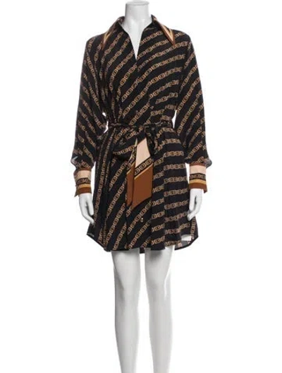 Pre-owned Zimmermann Printed Dress Set W/ Tags In Black