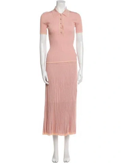 Pre-owned Zimmermann Printed Glitter Accents Skirt Set