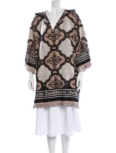 Pre-owned Zimmermann Printed Jacket In Multi