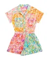 Zimmermann Floral-print Cotton Jumpsuit In Pink