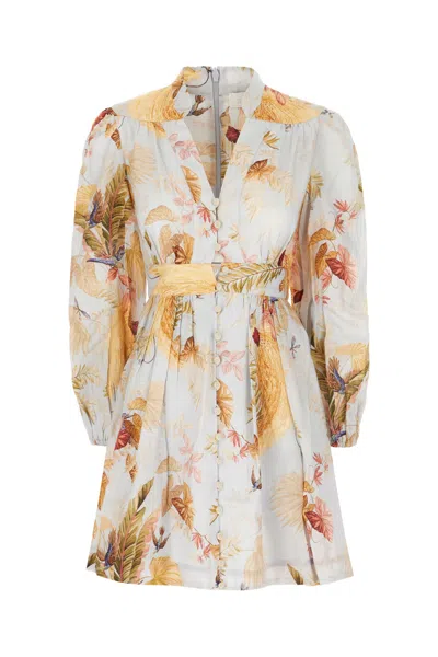 Zimmermann "ascension" Dress In Multi