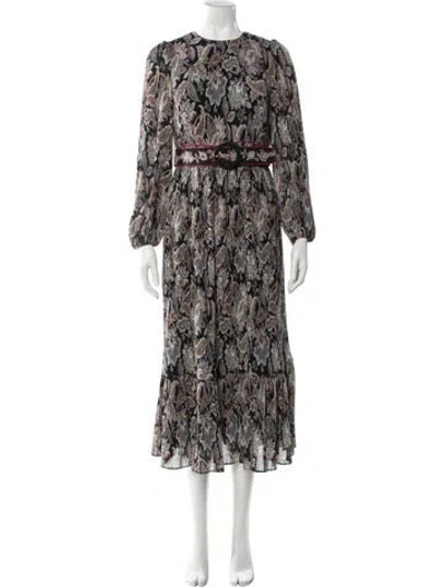 Pre-owned Zimmermann Printed Long Dress