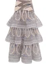 Zimmermann Paisley Pleated Maxi Skirt