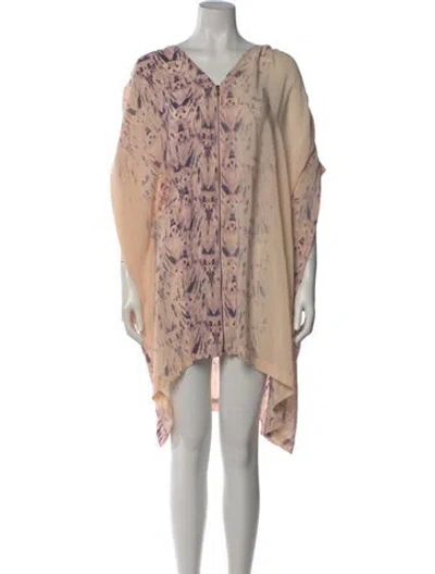 Pre-owned Zimmermann Printed Midi Length Dress In Neutral