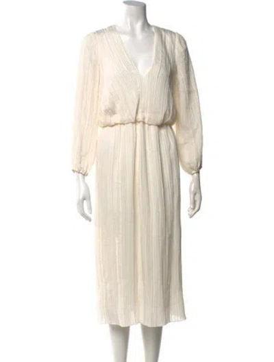 Pre-owned Zimmermann Printed Midi Length Dress In Neutral