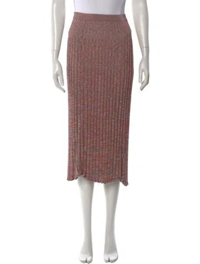 Pre-owned Zimmermann Printed Midi Length Skirt In Neutral