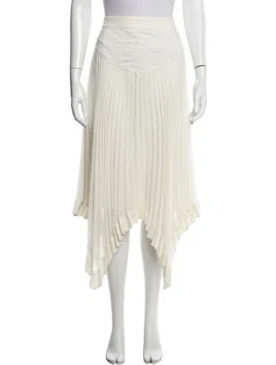 Pre-owned Zimmermann Printed Midi Length Skirt In Neutral