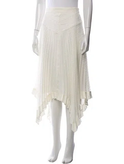 Pre-owned Zimmermann Printed Midi Length Skirt In Neutrals
