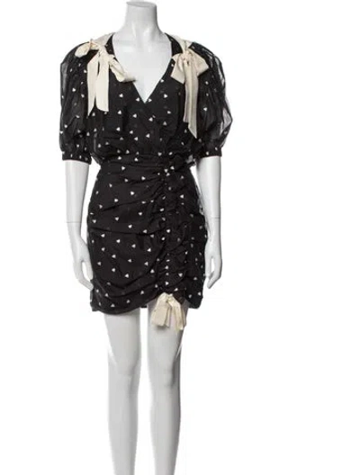 Pre-owned Zimmermann Printed Mini Dress In Green