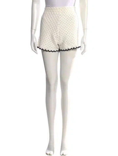 Pre-owned Zimmermann Printed Mini Shorts In Neutral
