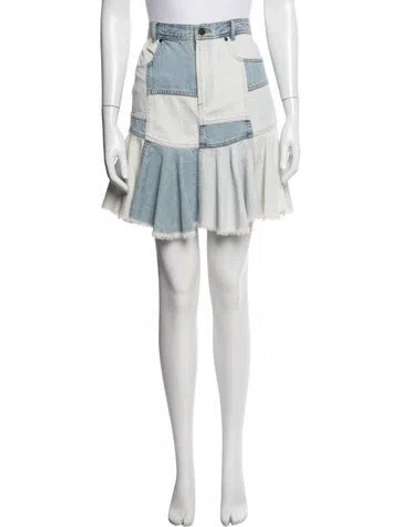 Pre-owned Zimmermann Printed Mini Skirt In Multi