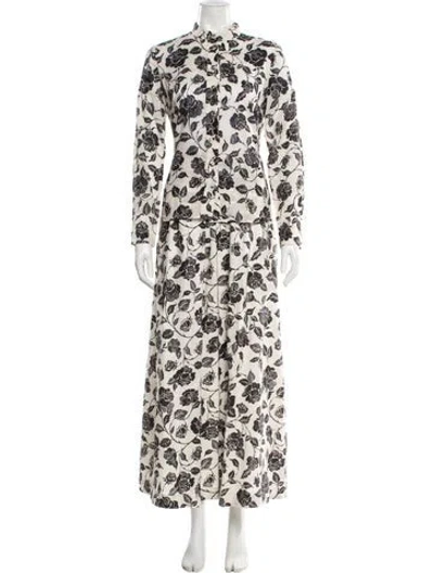 Pre-owned Zimmermann Printed Set In White