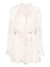 Zimmermann Printed Short Playsuit