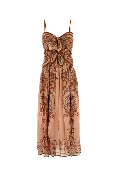 Zimmermann Printed Silk Mini Aster Dress