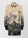 Zimmermann Rhiannon Long-sleeved Relaxed Shirt In Multi