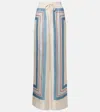 Zimmermann Printed Silk Wide-leg Pants In Multi
