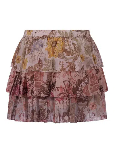 Zimmermann Kids' Falda Semilarga - Multicolor