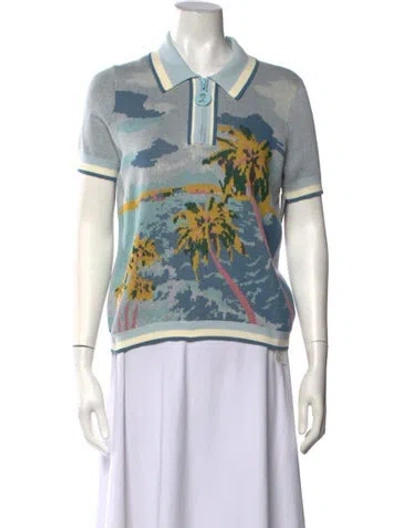 Pre-owned Zimmermann Printed Sweater W/ Tags In Neutrals