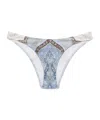 Zimmermann Wanderlust Scoop Lycra Bikini Bottom In Blue