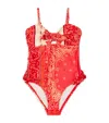 Zimmermann Printed Tie Front Lucky Swimsuit