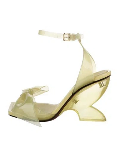 Pre-owned Zimmermann Pvc Sandals In White
