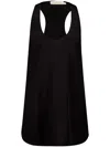 Zimmermann Racerback Silk Tank Top In Black