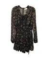 Shop Zimmermann Radiate Floral Lace-up Playsuit Romper In Black Viscose