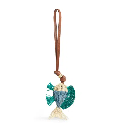 ZIMMERMANN ZIMMERMANN RAFFIA FISH BAG CHARM