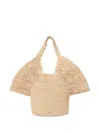 Zimmermann Raffia Tote Bag In Nude