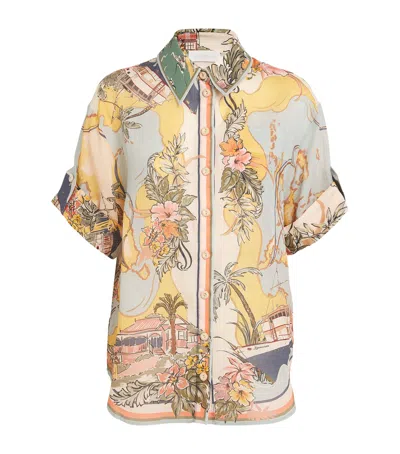 Zimmermann Tallow Shirt In Multicolor