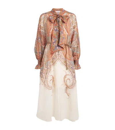 ZIMMERMANN RAMIE RHIANNON MIDI DRESS