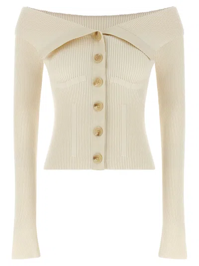 Zimmermann Rebellion Bandeau Cardigan In Neutral
