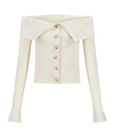 ZIMMERMANN ZIMMERMANN REBELLION BANDEAU KNITTED CARDIGAN