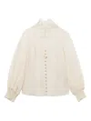 Zimmermann Rebellion Blouse In Neutral