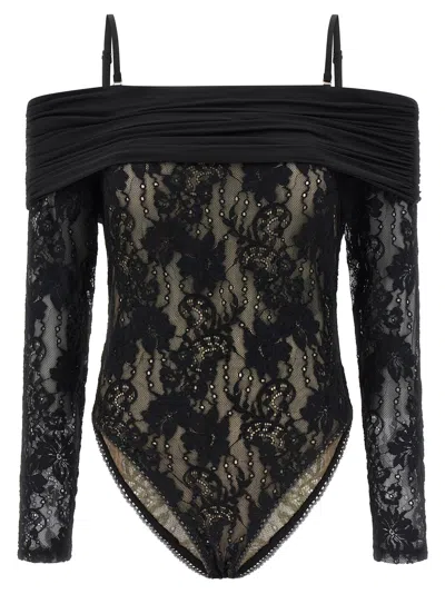 Zimmermann 'rebellion' Bodysuit In Black