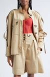 Zimmermann Rebellion Oversized Jacket In Neutral