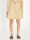 Zimmermann Rebellion Cargo Shortss Beige In Brown