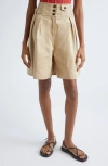 Zimmermann Rebellion Cargo Shortss Beige In Neutral