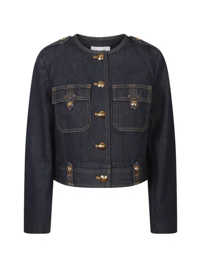 Zimmermann Rebellion Denim Jacket In Blue