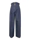 Zimmermann Rebellion High-rise Wide-leg Jeans In Blue