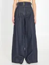 Zimmermann Rebellion High-rise Wide-leg Jeans In Black