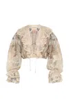 Zimmermann Rebellion Lace-up Blouse