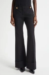 Zimmermann Rebellion Low Rise Flare Pants In Black