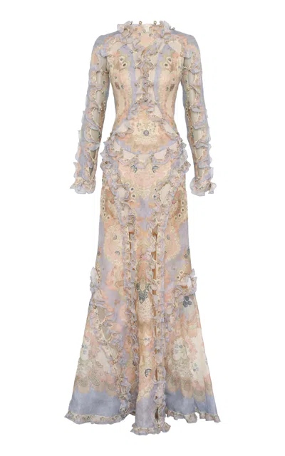 Zimmermann Rebellion Scallop Maxi Dress