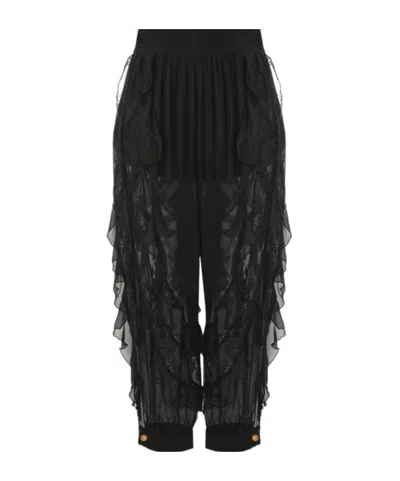 Zimmermann Rebellion Splice Harem Pant In Black