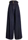 Zimmermann Rebellion Wide-leg Denim Trousers In Blue